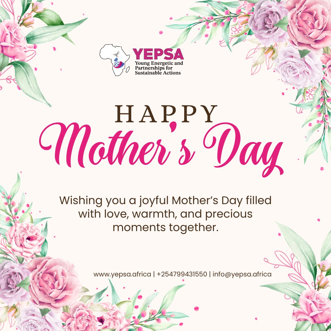 YepsaFoundation's tweet photo. Happy Mother's Day

@HappyMothers https://t.co/XjV6e7Eb1h