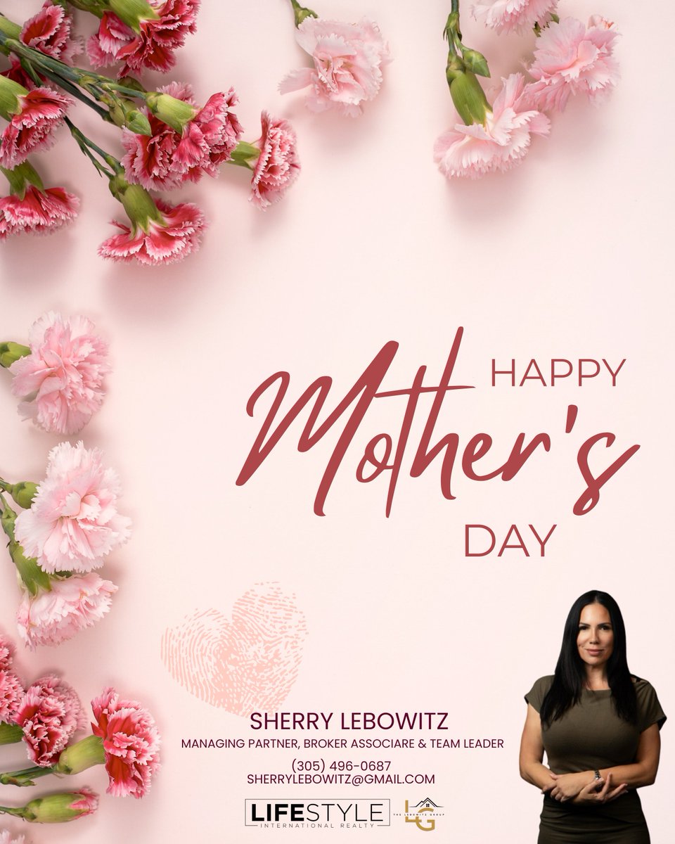 sherry_lebowitz's tweet photo. Happy Mother’s Day to all the incredible moms today and every day 💐✨ Wishing you love, joy, and beautiful moments with your loved ones.

#HappyMothersDay #MothersDay #SouthFloridaRealtor #RealEstateLife https://t.co/ZJG8bnWs94