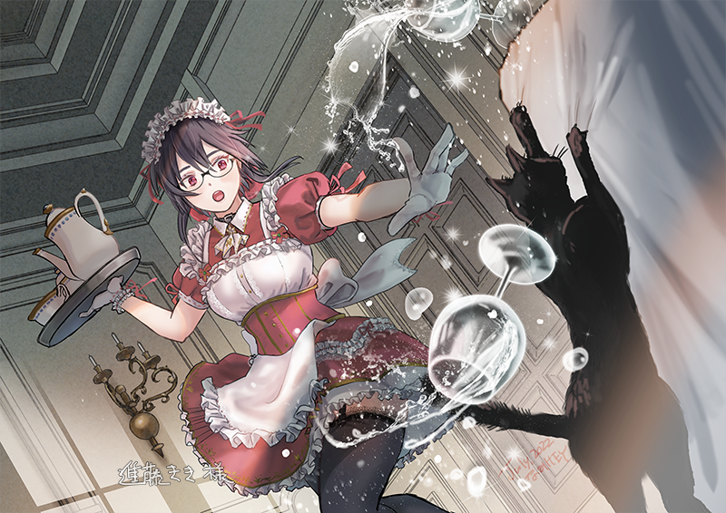 aya_NH's tweet photo. #メイドの日　過去絵メイドさん https://t.co/mpsJrx5xzi