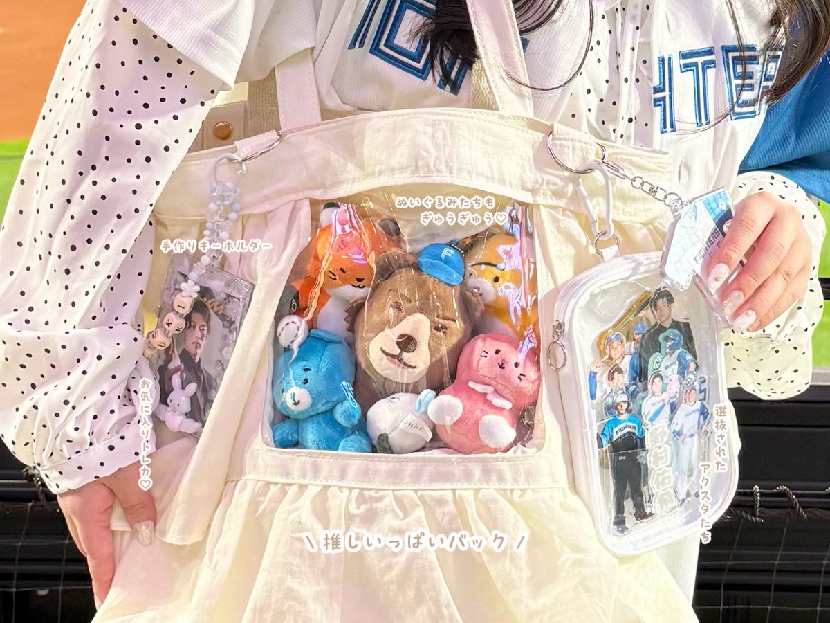 nnm_820's tweet photo. この間の野球観戦に行った時のバック👜
タオルもいっぱい入って大満足だった♡ https://t.co/EwGQ6xEV6q