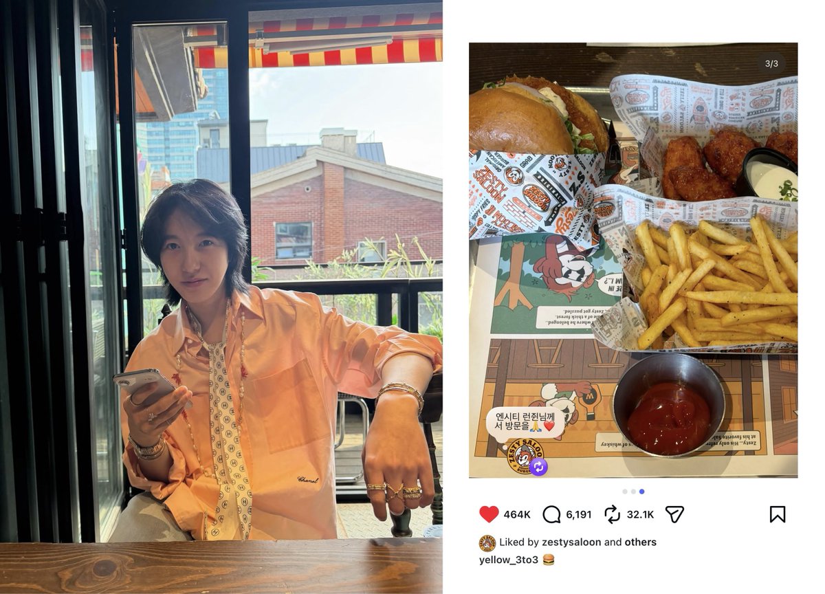 黄仁俊connection Zesty Saloon liked and reposted with a message on