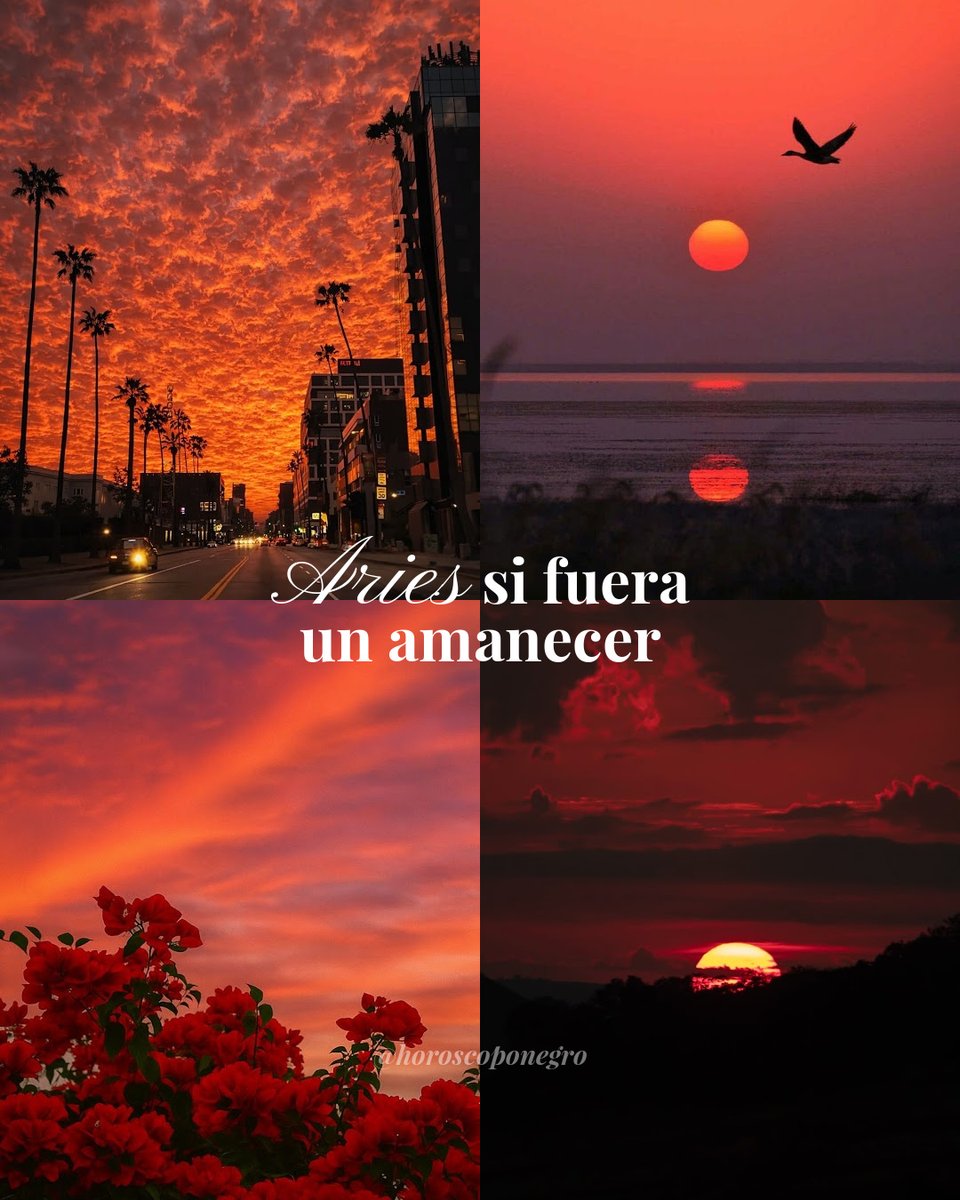 Así serías si fueras un amanecer ✨🌅