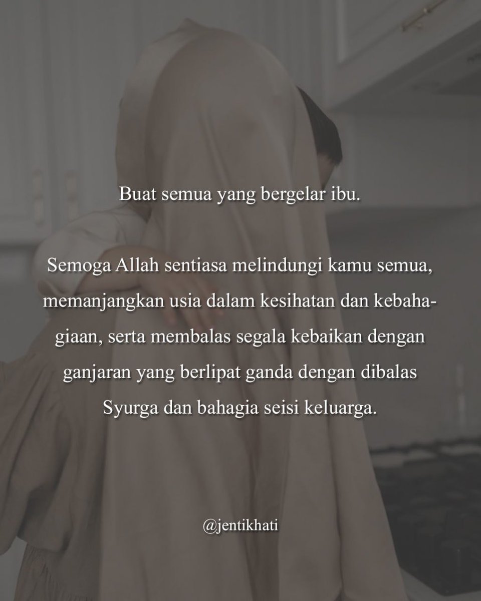 Terima kasih yang tak terhingga, buat insan yang paling banyak berkorban tanpa pernah meminta balasan. Kasih tiada gantinya. ❤️🫶🏻