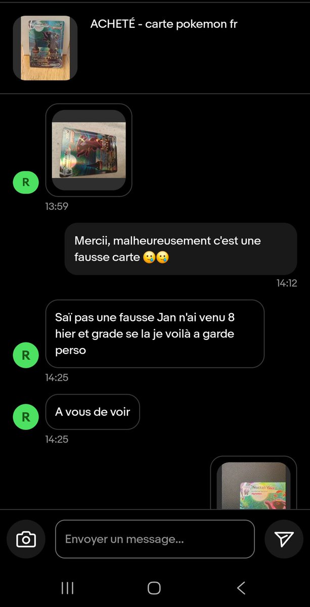 GISeohyeon's tweet photo. Les vendeurs de fausses cartes pokémon soyez crédible, il prétend avoir 9 noctali vmax alt de EB7, dont 8 vendues en une journée, j'ai pas à ma connaissance vu un seul mec posséder 9 fois cette carte. En plus de ça il nie de vendre du faux Un petit montage à la fin https://t.co/RJU3W62Xd5
