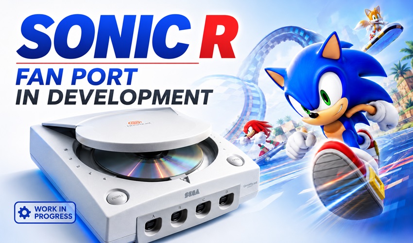 AmigamagazineGA's tweet photo. Sonic R Dreamcast port gives Sega’s weirdest Sonic Racer a second life https://t.co/VNIp6vSZaH #Sonic #Dreamcast #Sega #SonicRacing #RetroGaming #FanPort #SegaSaturn https://t.co/LF1FpqyV4a