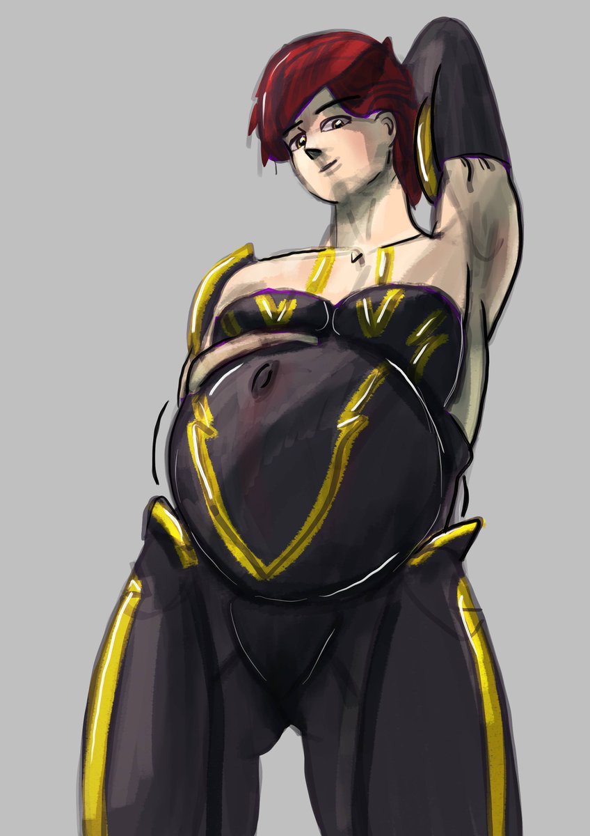 burnerbird69's tweet photo. Day 10 of #Mayternity Zephyr Prime #warframensfw #pregnant #pregnantart #pregnantlady #preggo #preggobelly #preggoart https://t.co/mY3uPIXP2Q