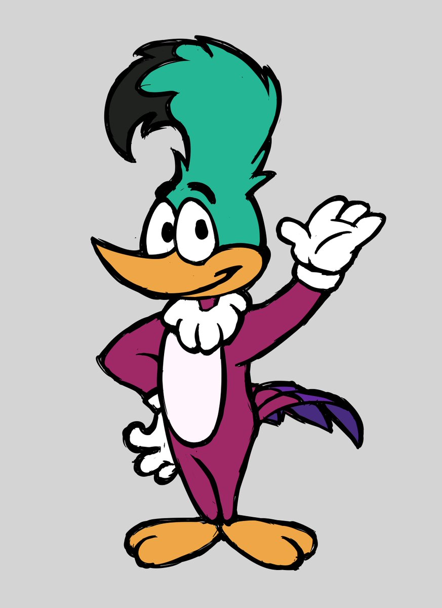 PollyPlazer's tweet photo. D-Side Woody The Woodpecker! I might change it. Bit I think this good for me at least... https://t.co/qr50RNefAR
