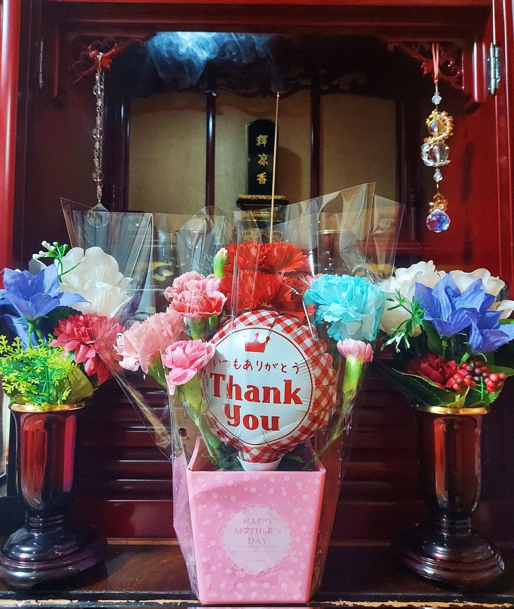RobinsoWa_OKA's tweet photo. お花を買いにいったら水色のカーネーションが入ってる鉢が一つしかなかった。なんか直感的に「これだ！」と思ってゲットしたよん🎵 https://t.co/Ns3RtSlV6k