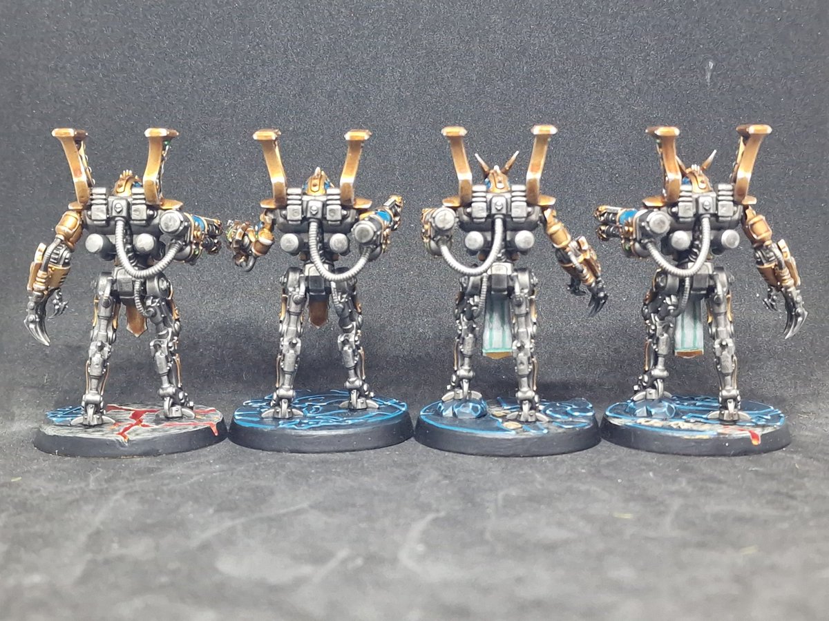 KnoxsWorkshop's tweet photo. Finished some Thousand Sons Sekhetar Robots

#GamesWorkshop #Warhammer40k #PaintingWarhammer #warhammercommunity https://t.co/DXMBEQaTac