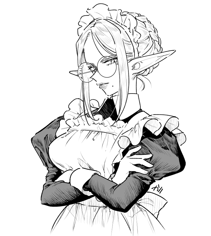 メイドの日なので、メイド服な💛サマンサ先生💛