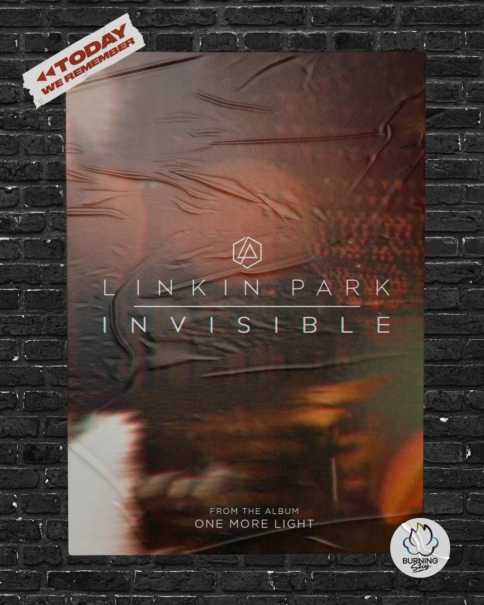 burningskies_lp's tweet photo. Today in 2017 Invisible was premiered, the 3rd single from One More Light. Mike wrote this song for his kids. Invisible made it’s live debut in The Late Late Show with James Corden and during the South American leg of the tour. https://t.co/PbTVvpNaLu