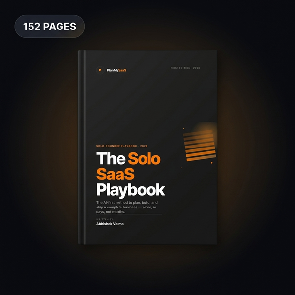 PlanMySaaS's tweet photo. Buy The Solo SaaS Playbook — AI-First Founder Guide on @Gumroad https://t.co/4ftVrAwqFC https://t.co/W9msnWjZEI
