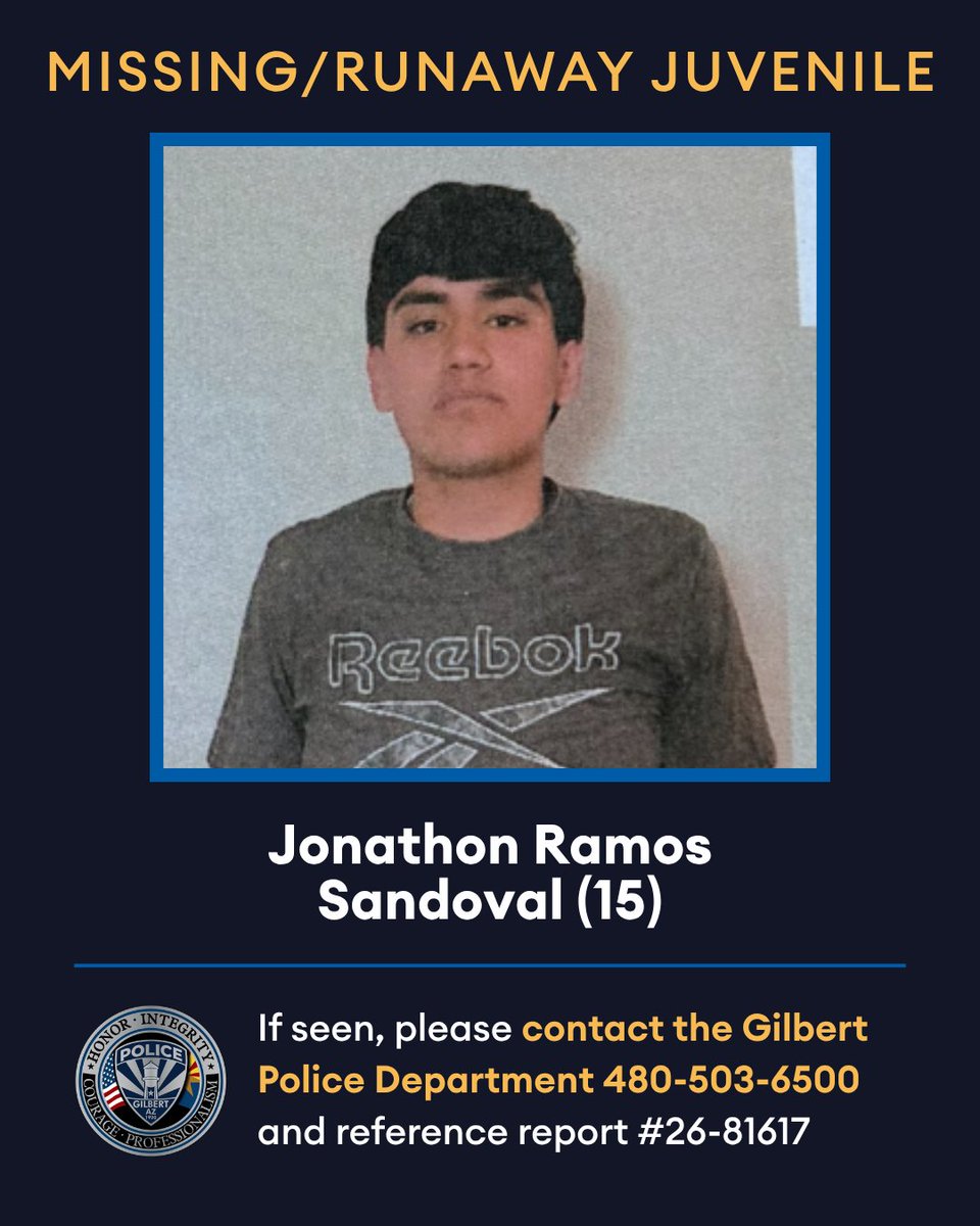 Gilbert Police Dept. tweet media