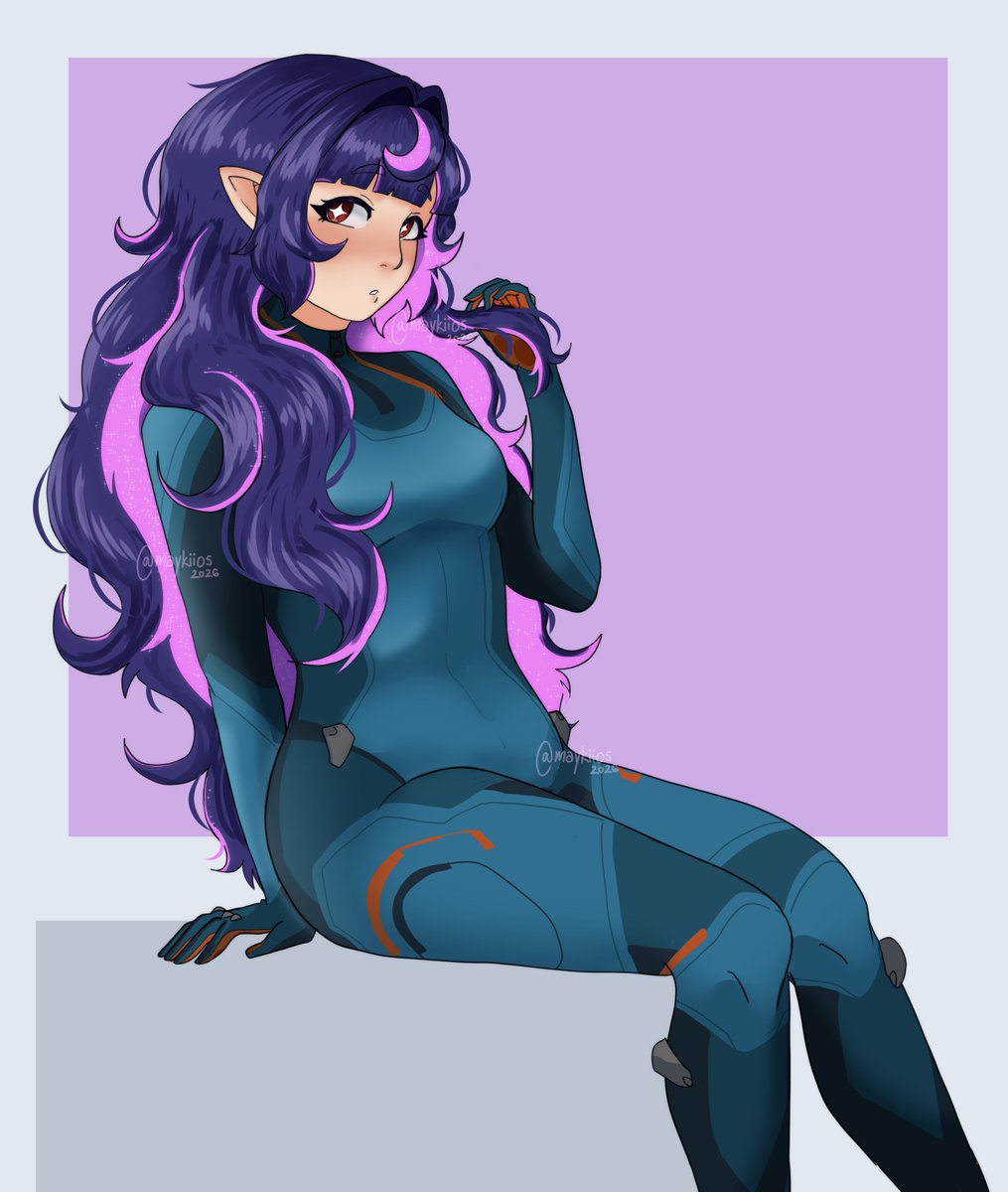 long hair juno (✿◡‿◡) #Overwatch #OverwatchFanart #Juno