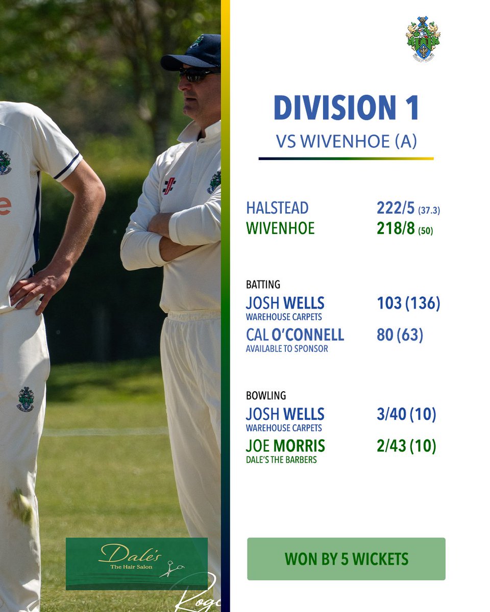 Halstead Cricket Club tweet media