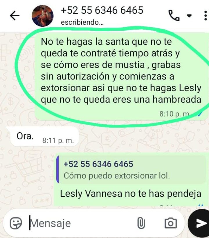Juan_carlos457's tweet photo. Mis queridos amigos regreso la extorsionadora pide INE etc
@Randycisneros_ tengan cuidado les dejo las capturas que en su momento se le dijo sus verdades a Lesly pide de deposito $900 y cobra $2,100  como si tuvera un cuerpazo Vanessa @elalegreturlon @Resenadortopill https://t.co/YSDYDAg7Pa