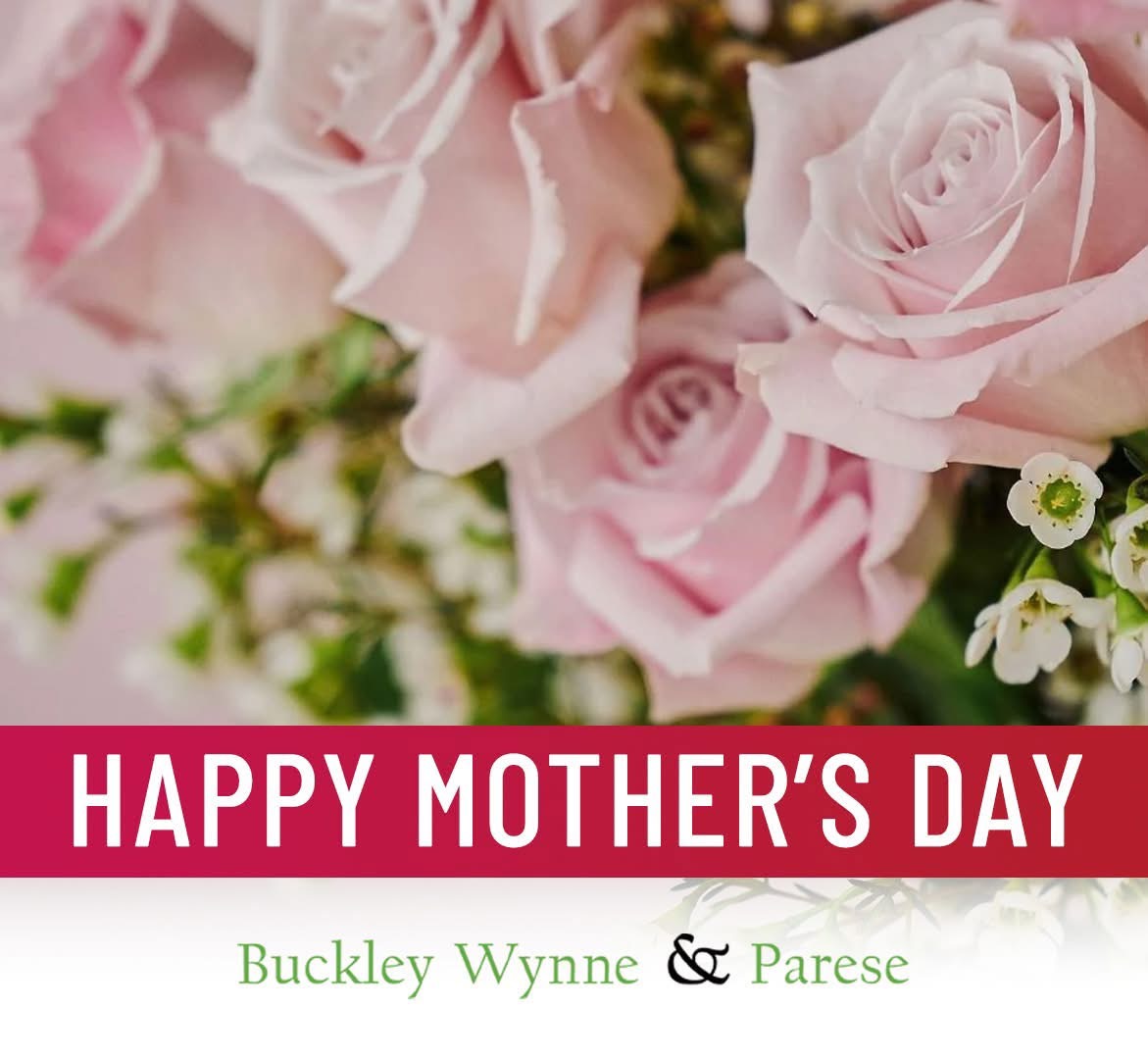 BWPLawCT's tweet photo. Happy Mother's Day from all of us at Buckley Wynne &amp; Parese! Today, we celebrate the strong, caring, and wise women who've shaped our lives. Enjoy your well-deserved day! https://t.co/Gwr7vEHHMV