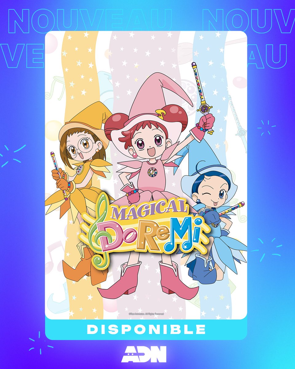 Un incontournable des années 2000, Magical Doremi fait enfin son retour en France 🥹

La saison 1 est dispo en VF dès aujourd'hui ! ✨