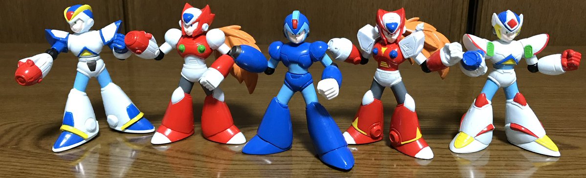 食玩フィギュアのマッスルパワーロックマン、 いいよね 当時の箱も