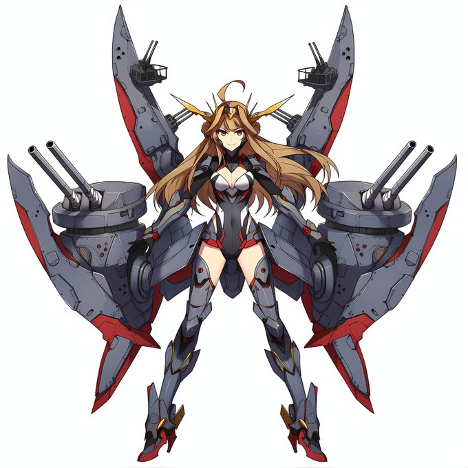 艦これ1946
『金剛』
米国からの技術供与などもあり、最新式の対空機関砲システムなどを備え、その高速度性能をもって一撃離脱を繰り返す、夜の通り魔。最近は英国淑女らしい皮肉を使いこなすようになってきたらしいが相変わらず提督ラブなのは変わらずらしい。 
