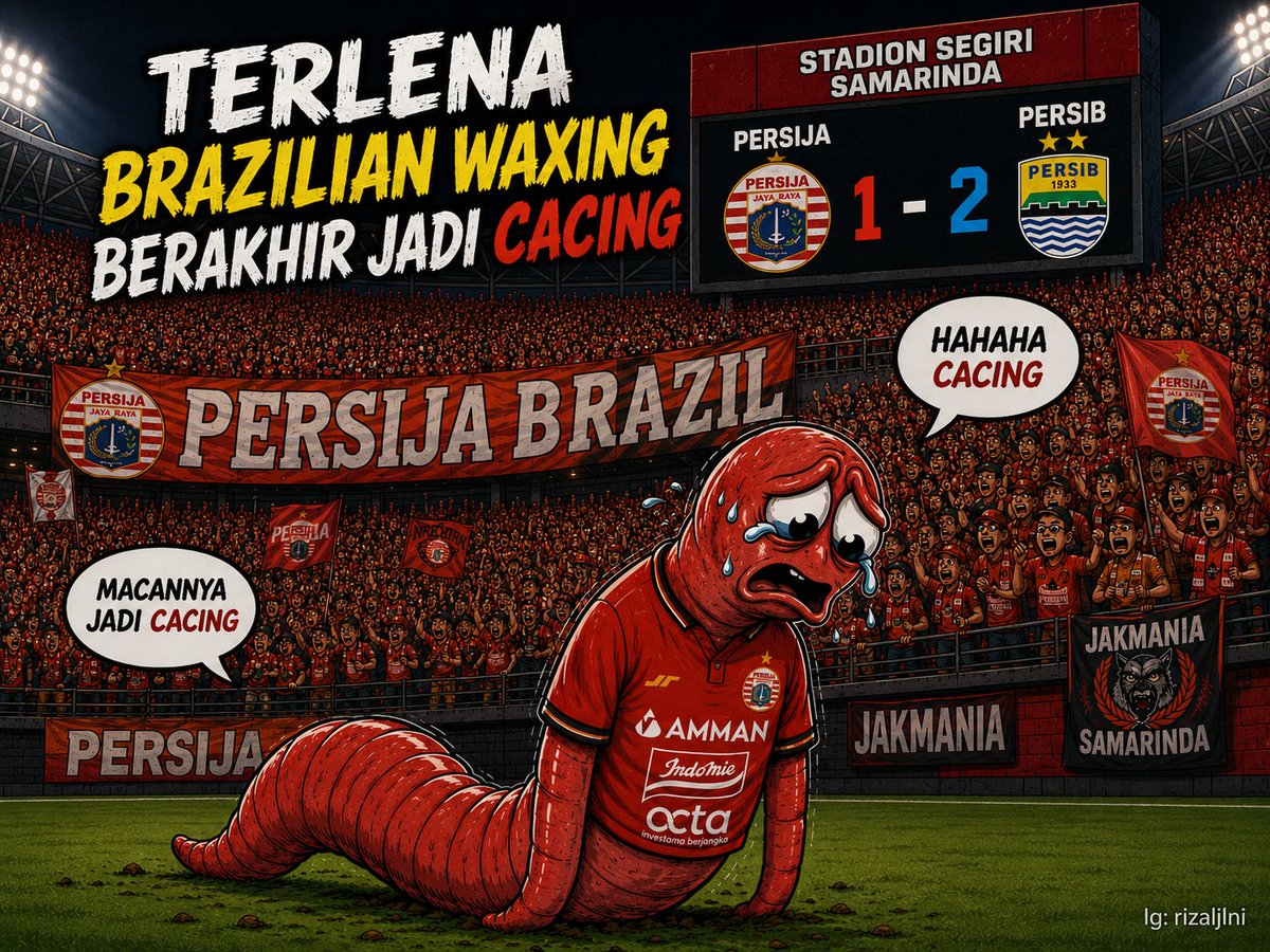 Bikin malu aja lu <a href="/Persija_Jkt/">Persija Jakarta</a> 
Untung bsok Senen bisa puasa buat nahan emosi