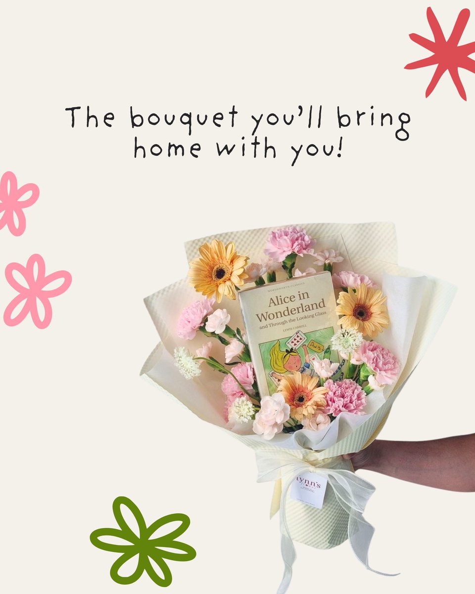 ONE BOOK (BOUQUET) &amp; WE GO HOME 🌸📚

พกหนังสือที่ชอบมาสักเล่ม แล้วเราจะทำให้มันกลายเป็น Book Bouquet ด้วยกันกับ Lynns.Flower

📅 อาทิตย์ที่ 24 พค | 10:00 – 12:00 น.
📍 Wamp Co-crafting Space &amp; Community (MRT ท่าพระ ทางออกที่ 3)
🎟️ 690 บาท/ท่าน | รับเพียง 5 ท่านเท่านั้น