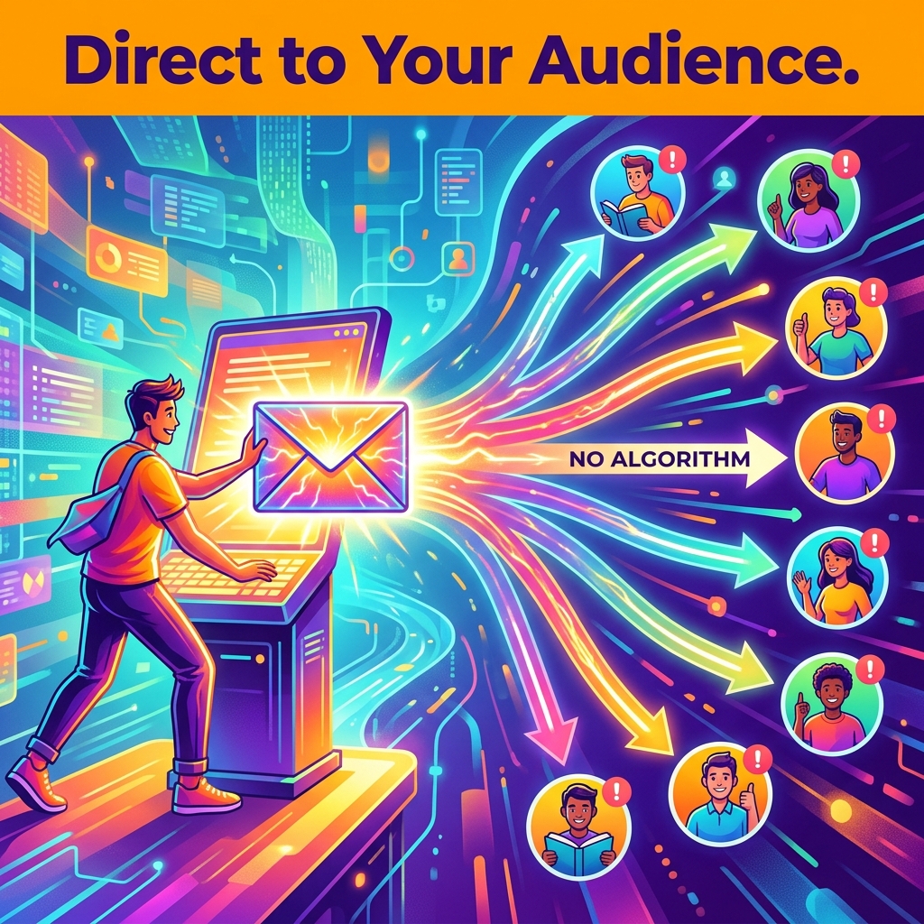 Run a newsletter that respects your readers. On Geode Private Messaging, create newsletter lists where only the last 15 editions are stored. Deliver time-sensitive content directly. No algorithms deciding who sees your work. No platform taking a cut. Just you and your audience.