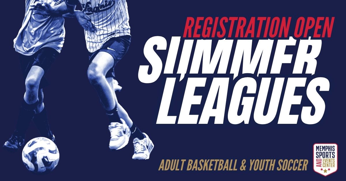 memphissec's tweet photo. Adult Basketball &amp; Youth Soccer are officially OPEN 🏀⚽️

Whether you’re getting back on the court or getting your kid in the game, now’s the time to lock it in. Leagues are filling up—don’t wait to secure your spot this season.

Register now: https://t.co/umiT5ZcXTr https://t.co/LNT4cfqjLN