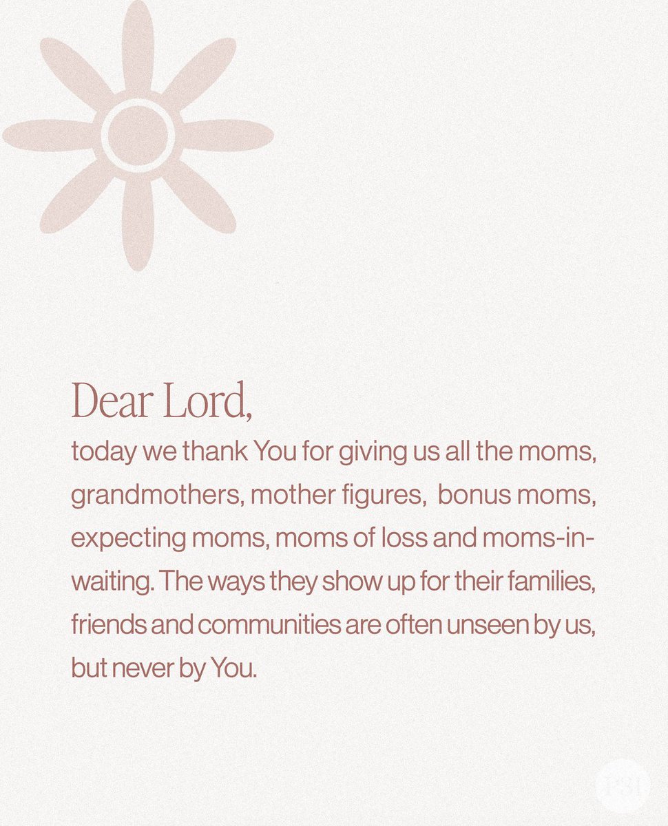 LysaTerKeurst's tweet photo. Whether you became a mother by birth, by adoption, by friendship, through marriage… you have been perfectly designed and assigned by God to be the mom your children need!

Happy Mother’s Day! https://t.co/59Pj714Md3
