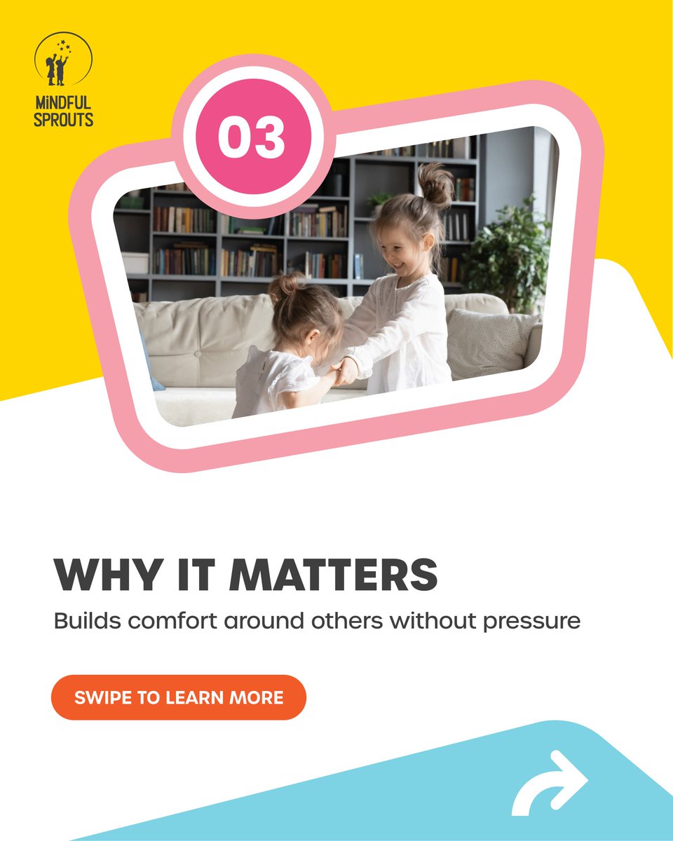 Mindful_Sprouts's tweet photo. Parallel play may look quiet, but it matters.

Playing side by side helps children build comfort around others and can be a step toward shared play, social connection, and interaction over time.

Learn more: https://t.co/FOXN3LcPvw

#MindfulSprouts #ABAtherapy #AutismSupport https://t.co/vsKMKwQACm