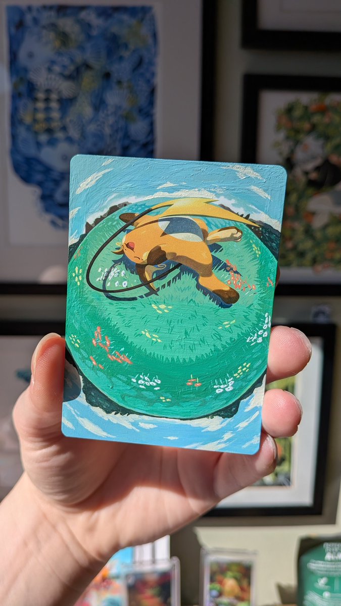 Custom pokemon card paintings I've done recently!! My commissions are still  open, please dm if you're interested!  #pokemon #painting #pokemonfanart