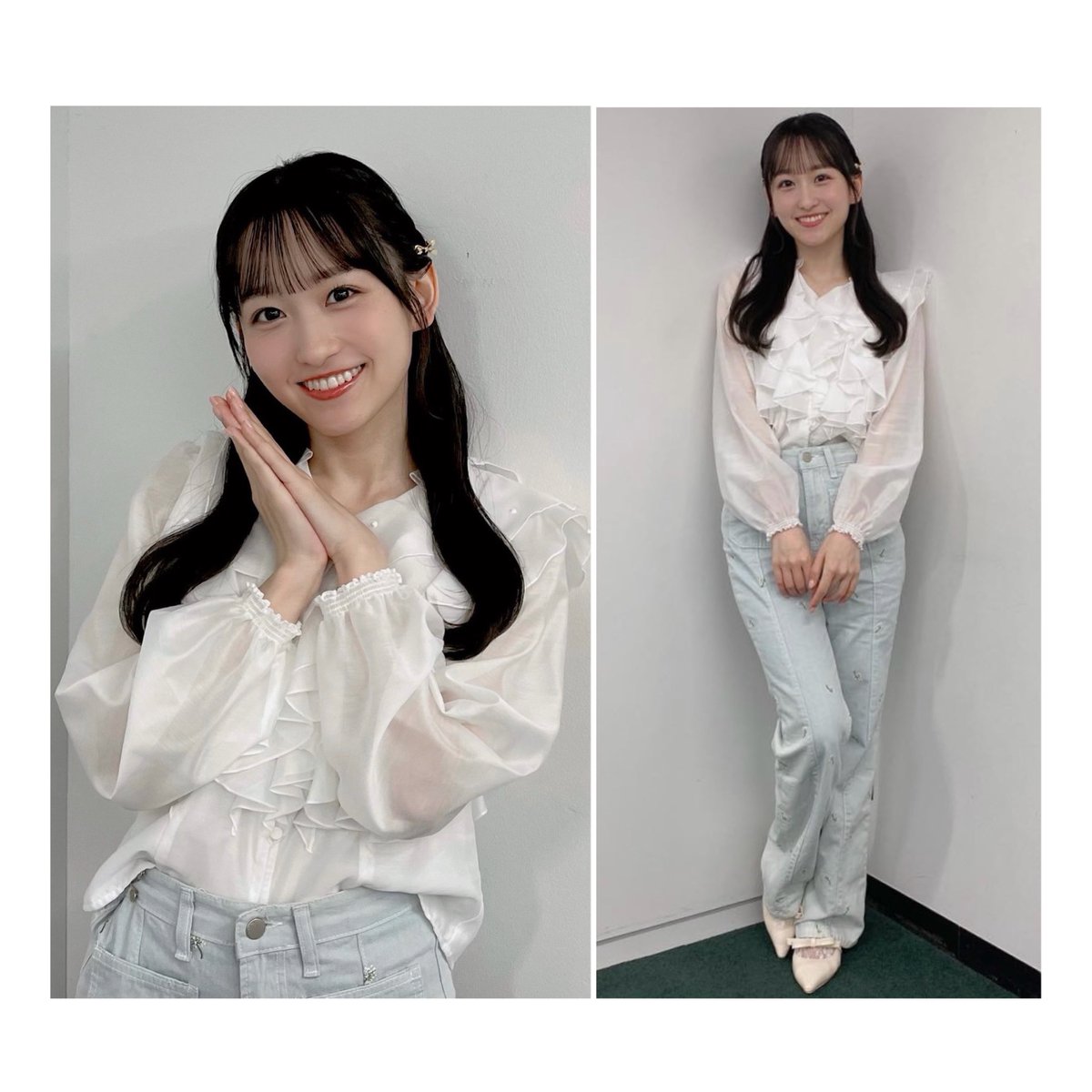 💜乃木坂46 一ノ瀬美空ちゃん コーデ🫶🏻 👕 □CELFORD 【HANAE MORI