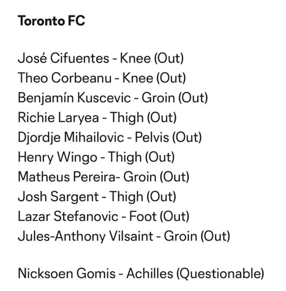 BargerOverBonds's tweet photo. @Pagmenzies @onesoccer Who else were they supposed to play? https://t.co/nuSzz749Kb