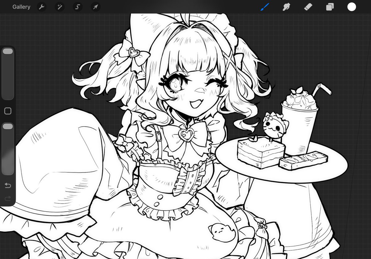 a lil bit of lineart appreciation since i love doing it believe it or not hjsksl//
