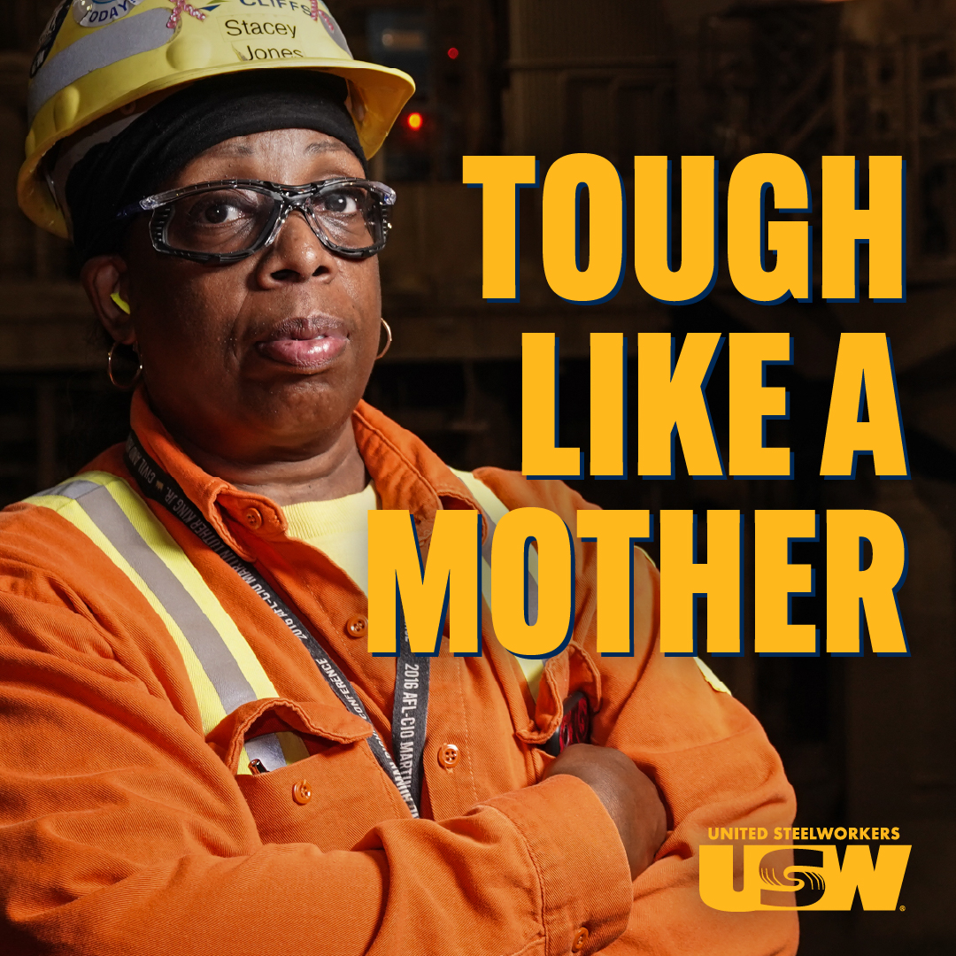 steelworkers's tweet photo. Happy Mother’s Day to all the moms and mother figures in our USW family. 💗 

The care, strength, and resilience of a union mom is a force to be reckoned with. 👊 https://t.co/nIsx7CnRZM