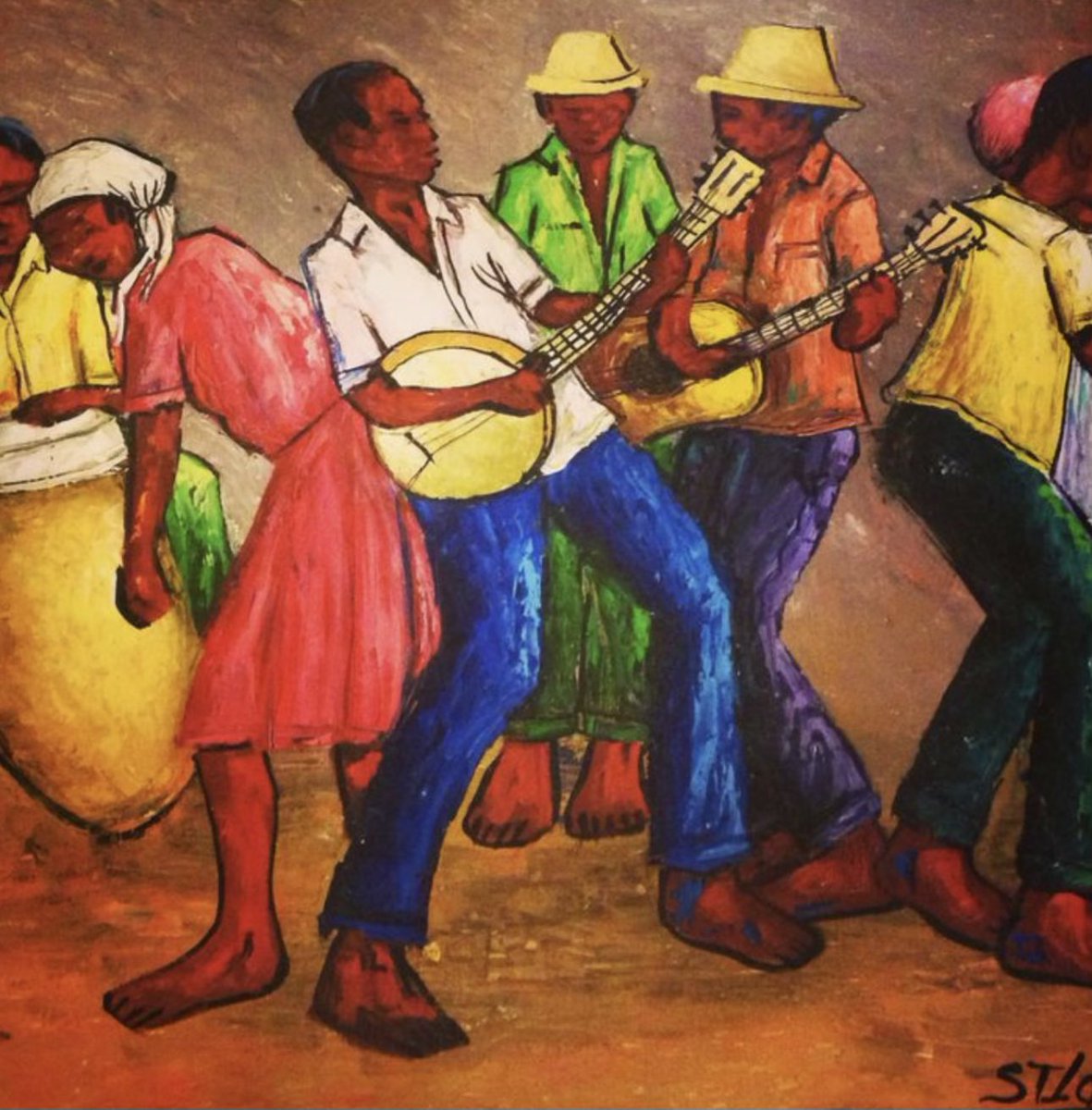 TchakaRefl's tweet photo. Le troubadour Haïtien est un style musical populaire et chaleureux qui occupe une place importante dans la culture du pays. Né de l’influence des rythmes caribéens, africains et latino-américains, le troubadour est souvent joué avec des instruments acoustiques comme la guitare, le tambour, le maracas et l’accordéon.

Cette musique accompagne les moments de détente, les fêtes, les réunions entre amis et les soirées au bord de la mer. Les chansons parlent souvent d’amour, de vie quotidienne, de nostalgie, d’humour ou encore de réalité sociale, le tout dans une ambiance conviviale et entraînante.

Le troubadour se distingue par son côté simple et authentique, où la proximité avec le public est essentielle. À travers ses mélodies douces et rythmées, il reflète l’âme populaire haïtienne et l’esprit de partage qui caractérise la culture du pays.
#haitianheritagemonth