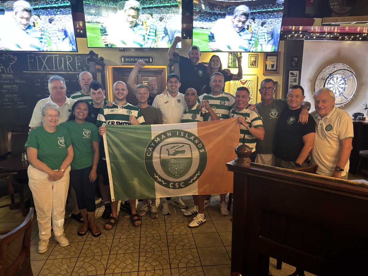 CICelticSC's tweet photo. What a day 🍀💚 #celticfc #cayman #maeda #goaloftheseason https://t.co/K6igIFQq5n