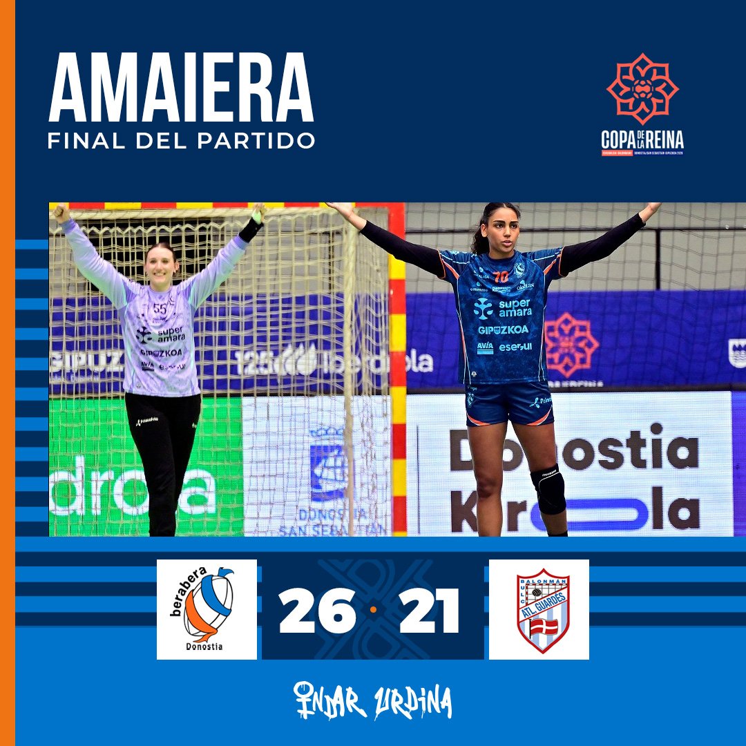 BalonmaBeraBera's tweet photo. @CopadelaReina26 @superamara @AtleticoGuardes @teledeporte @euskaltelebista Txapeldunaakkkk !!!! @CopadelaReina26 https://t.co/iUu3Jl0cWa