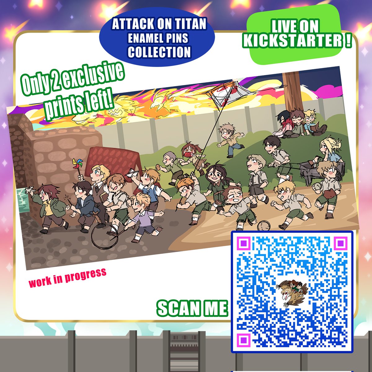 KorikiSnk's tweet photo. Still 2 exclusive print left 💚🪽
#shingekinokyojin #aotmerch #levihan #surveycorps #warriors https://t.co/cdQO6XP62C