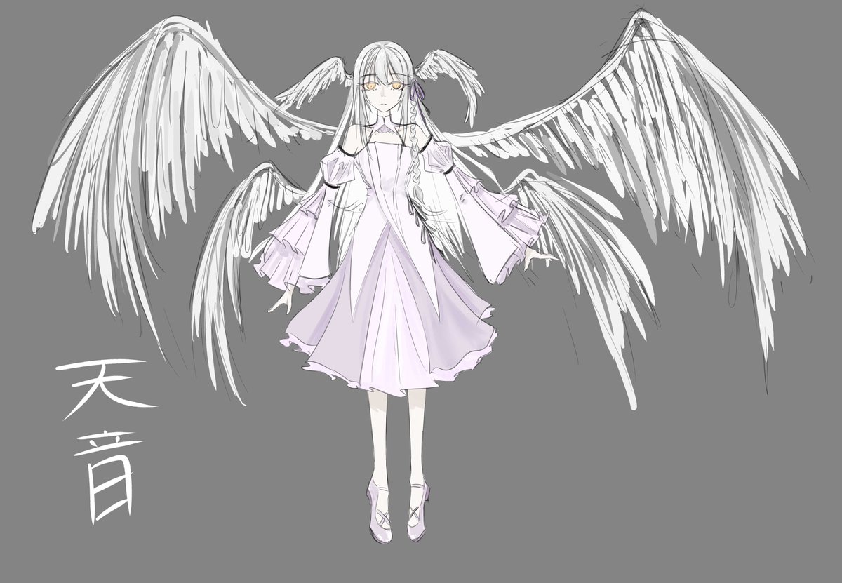 天音と翼 #イラスト #oc #illustrationㅤ