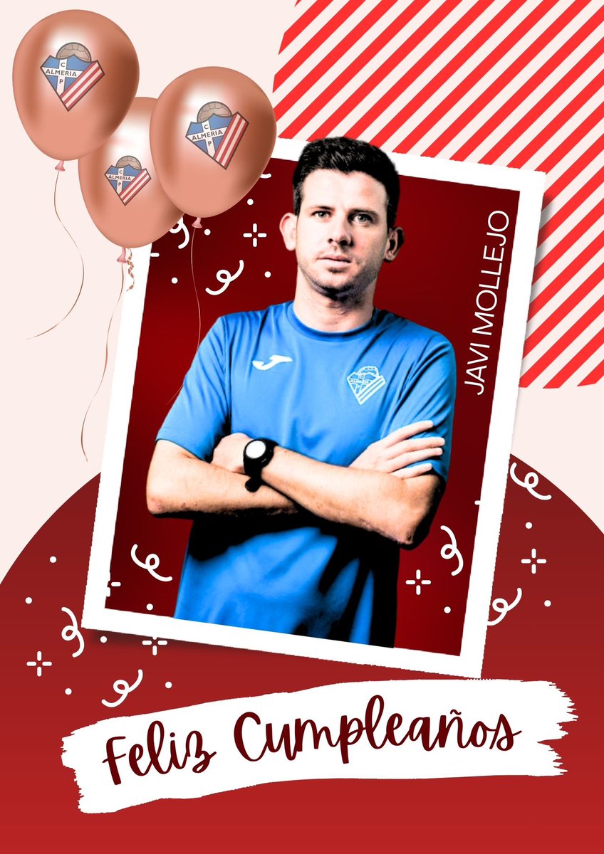 PoliAlmeria's tweet photo. 🎂 Hoy es el cumple de @JaviPandiani. 

Desde el club le deseamos un feliz día.

🕺🏻¡Felicidades Javi! https://t.co/vB4EYCagY2