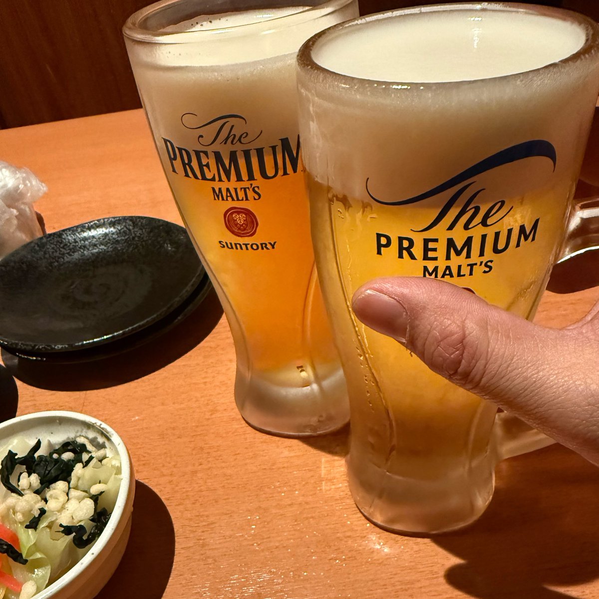 ２日間がんばりました💮
人に恵まれているなと感じます。
ありがたいですね。

乾杯。(ひとりです)