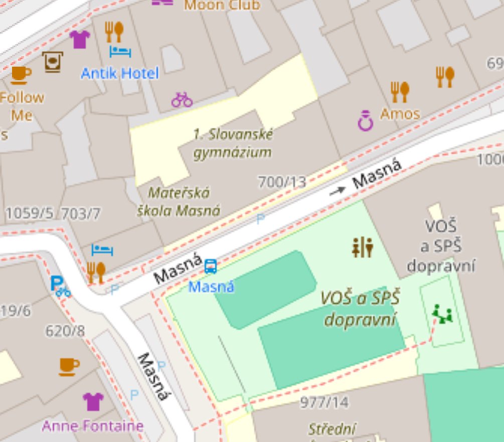 PragueMaticMess's tweet photo. Masná could become a school street overnight. Odds say not this century https://t.co/5MAFCRbXLg