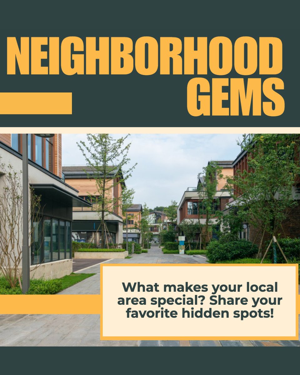 RealtorThind's tweet photo. What hidden gems do you recommend in your community?

Any secret cafes, bookshops, or restaurants worth checking out?

Drop your favorites below!

#LocalGems #SupportLocal #CommunityFavorites https://t.co/caKjFwUKAq