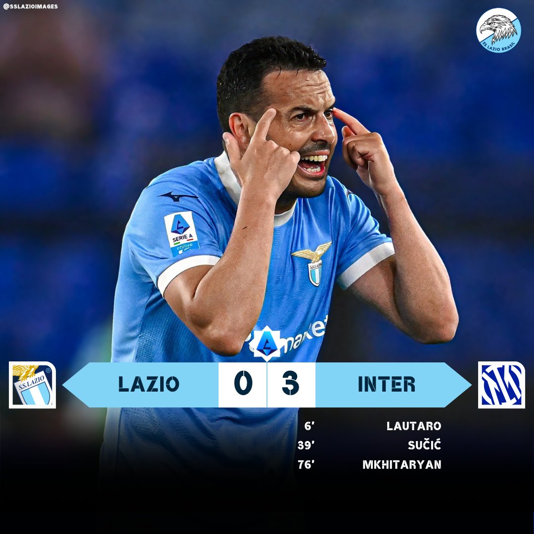 SSLazioBrasil's tweet photo. O jogo do campeonato terminou como o imaginado. Vamos ver o que pode acontecer na decisão... https://t.co/X9rn3oHoY7