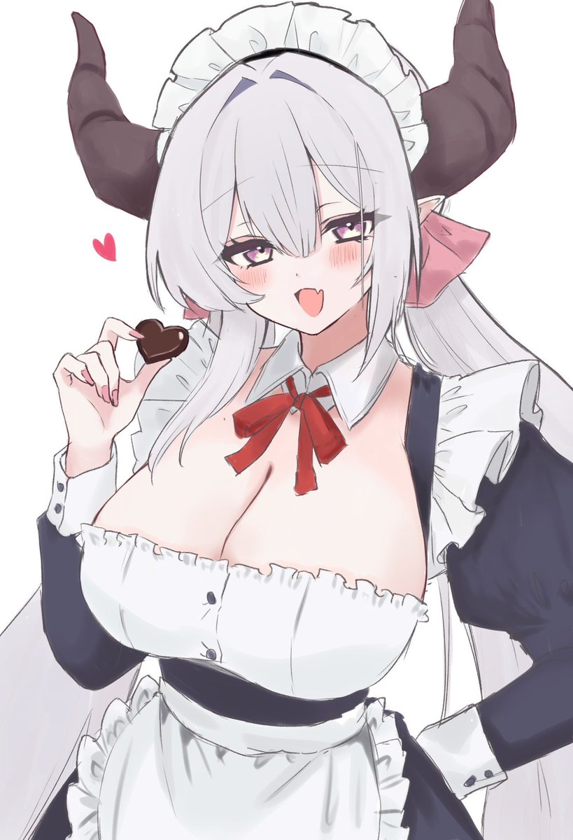 あーんしてあげましょうか？
#メイドの日
