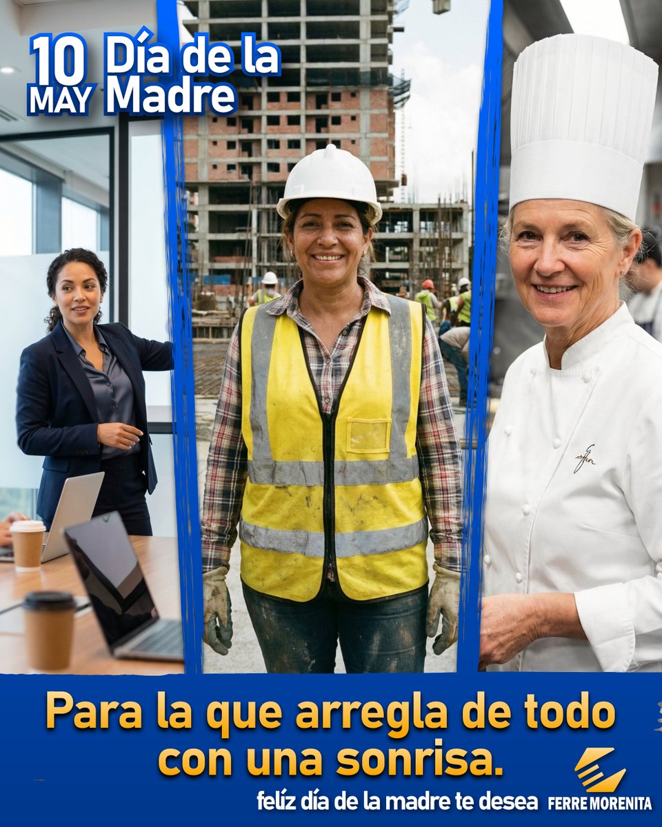 ferremorenitaca's tweet photo. #DiaDeLaMadre #FerreMorenita #Cabudare #MadreTodoTerreno #ConstruyendoAmor #Ferreteria #SolucionesConSonrisa #Venezuela #10DeMayo https://t.co/qsuhtGJAPZ