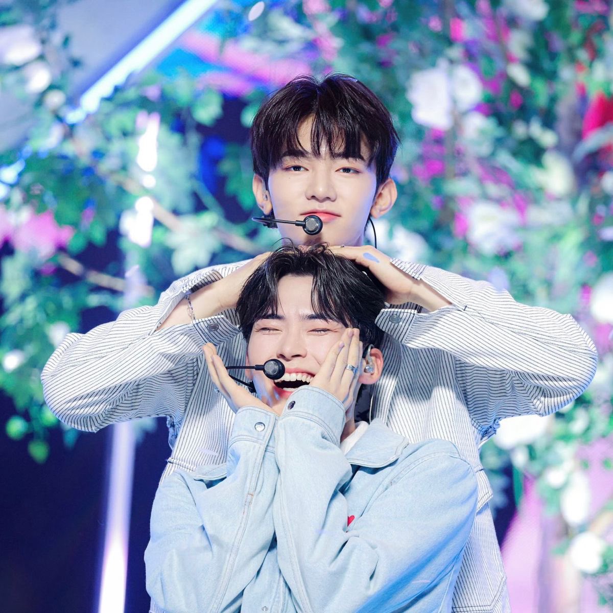 gyusnack's tweet photo. something about hanbin taking his hao’s lines, zerobaseone’s hao will forever be stored by his most adored hanbin https://t.co/FjJAexKuXg