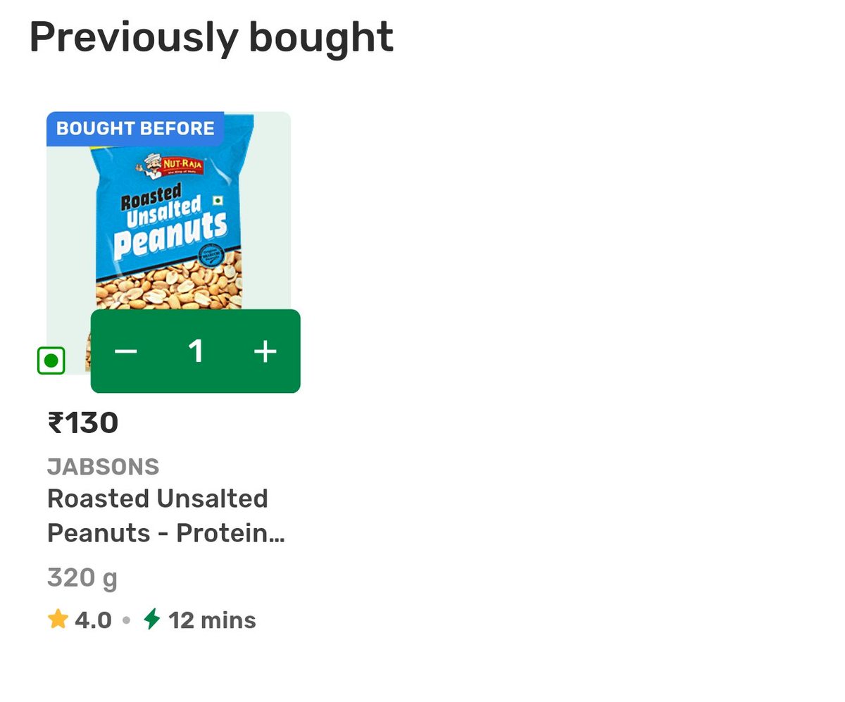 JhanbKedar's tweet photo. @bigbasket_com Sir I am shocked to note that inspite of bringing such a serious issue thru tweet on 5th May, still NO ACTION has been taken and still BB is charging more than MRP on jabsons Unsalted Peanuts. Pic attached. https://t.co/Lmk67mgk2M