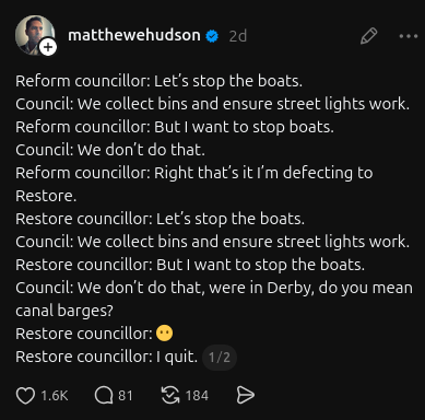 jdpoc's tweet photo. Reform Councillors,  nicely summarised.

https://t.co/a3V1KQBM43 https://t.co/4EUetH7z2q
